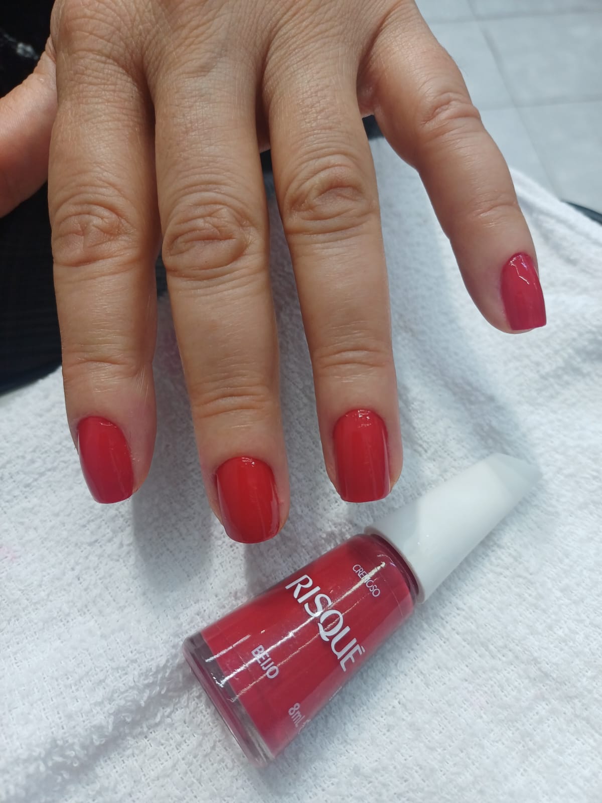 Unhas em rosa pink